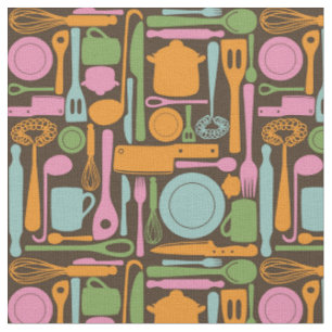 Küchen-Gerät-Muster 3 Stoff