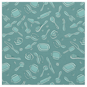 Küchen-Gerät-Muster Stoff