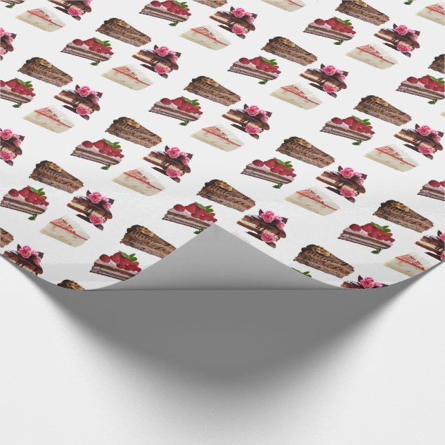 Kuchen Geschenkpapier (Ecke)