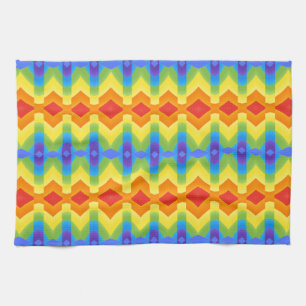 Küchen Handtücher Mehrfarbiges geometrisches elega