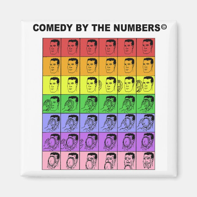 Kuchen im Gesicht - MAGNET (Vorne)