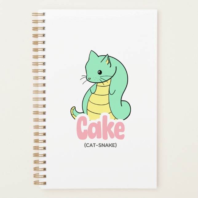 Kuchen (Katze + Schlange) Planer (Vorderseite)