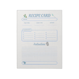 Küchen Keepsakes Ihr kulinarisches Rezept Kreation Notizblock