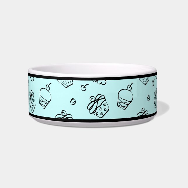 Kuchen-Kontur-Haustier-Schüssel Napf (Vorderseite)