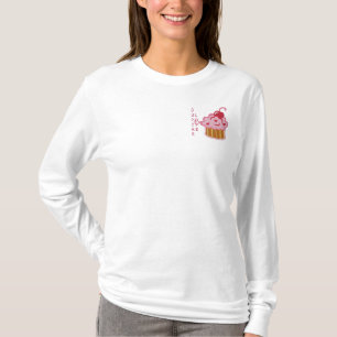 Kuchen-Liebhaber gesticktes Shirt