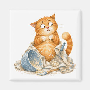 Küchen-Lustiger-Katzen-Magnet Magnet