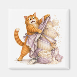 Küchen-Lustiger-Katzen-Magnet Magnet