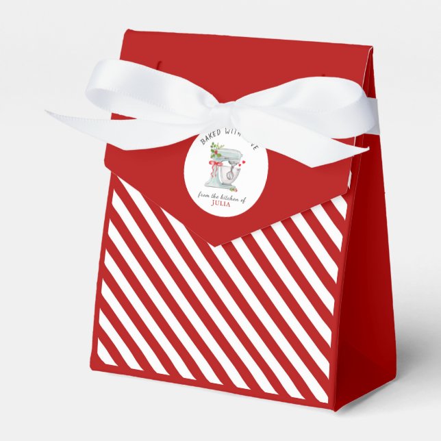 Kuchen Mixer gebacken mit Liebe Gesichtsbox Geschenkschachtel (Vorderseite)