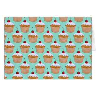 Kuchen-Muster in aquamarinem