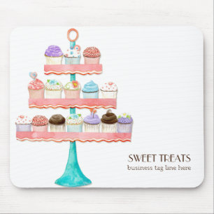 Kuchen-Nachtisch-Backen-Bäckerei-Geschäfts-Paket Mousepad