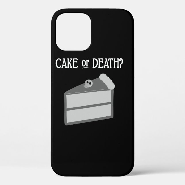 Kuchen oder Tod? Case-Mate iPhone Hülle (Rückseite)