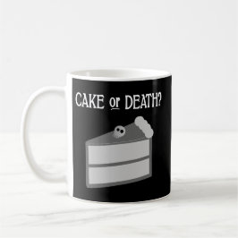 Kuchen oder Tod? Kaffeetasse
