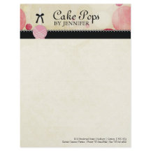 Kuchen-Pop-Bäckerei-Briefkopf