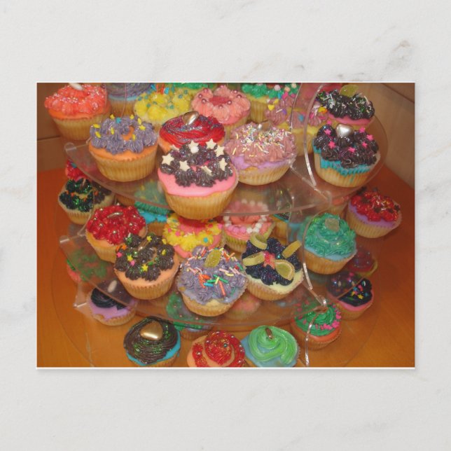 Kuchen Postkarte (Vorderseite)