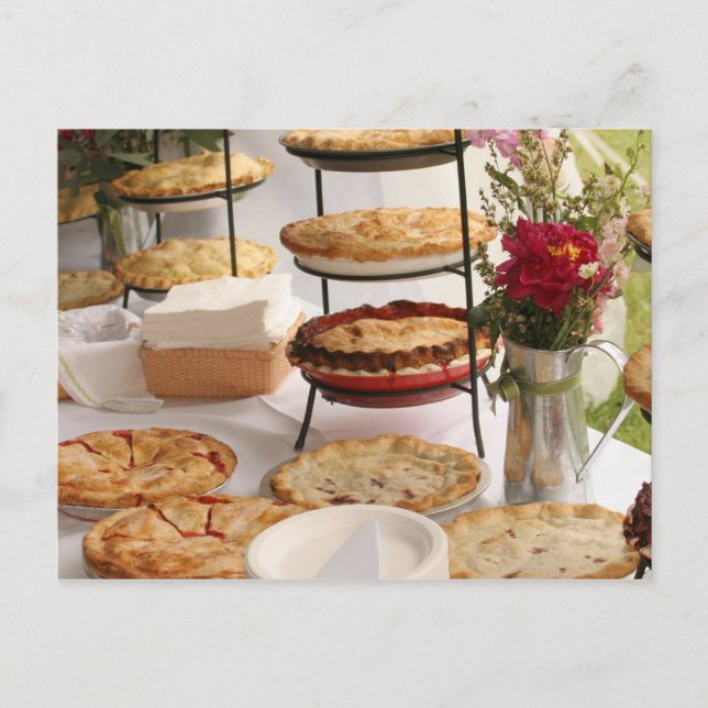 Kuchen Postkarte (Vorderseite)