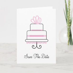 Kuchen, Save the Date Ankündigung