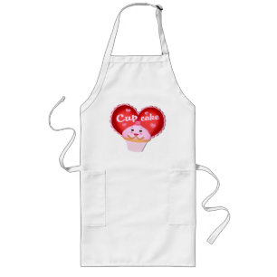 Kuchen-Schürze des Valentines Tages Lange Schürze