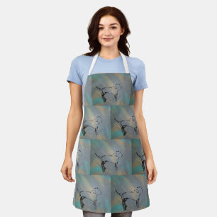 Küchen-Schürze mit All-Over-Print Schürze