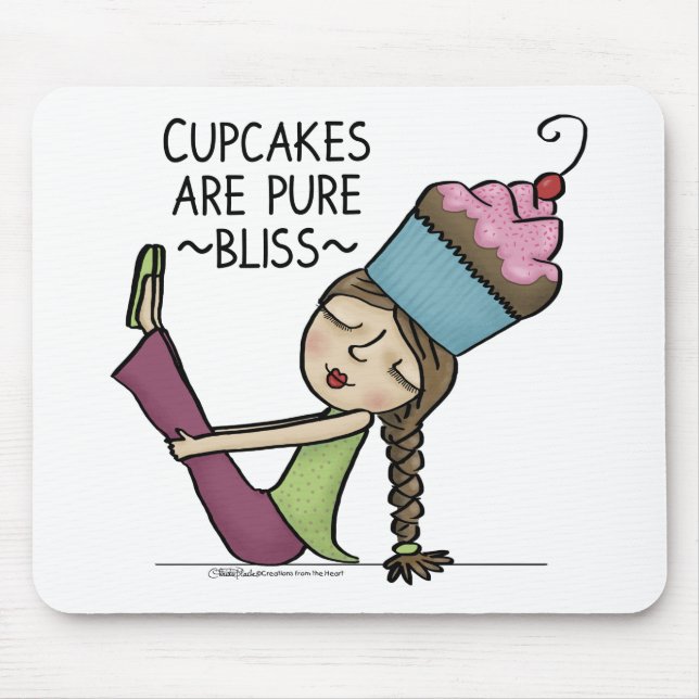 Kuchen sind reine Blicke Mousepad (Vorne)