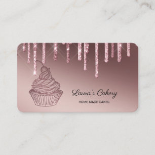 Kuchen & Süßigkeiten Cupcake Zuhause Bäckerei Trop Visitenkarte