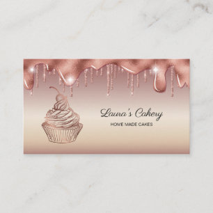 Kuchen & Süßigkeiten Cupcake Zuhause Bäckerei Trop Visitenkarte