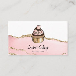 Kuchen & Süßigkeiten Cupcake Zuhause Bäckerei Trop Visitenkarte