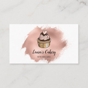 Kuchen & Süßigkeiten Cupcake Zuhause Bäckerei Trop Visitenkarte