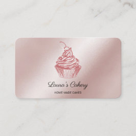 Kuchen & Süßigkeiten Cupcake Zuhause Bäckerei Trop Visitenkarte