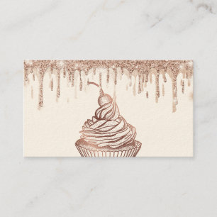 Kuchen & Süßigkeiten Cupcake Zuhause Bäckerei Trop Visitenkarte