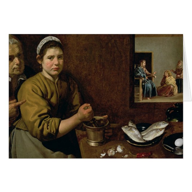 Küchen-Szene (Vorderseite (Horizontal))