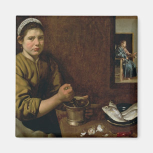 Küchen-Szene Magnet