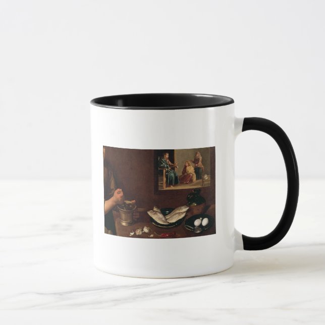 Küchen-Szene mit Christus Tasse (Rechts)