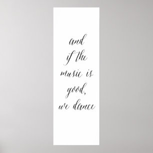 Küchen-Tanzenzeichen 2 Poster