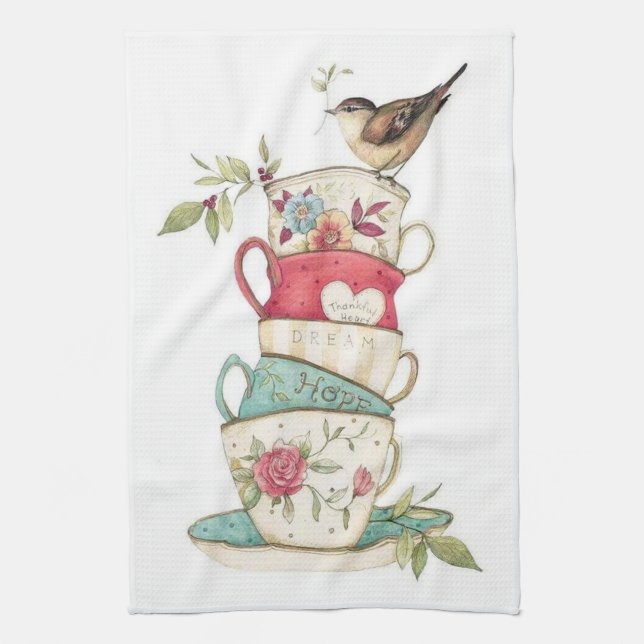 Küchen-Teatime-Handtuch Geschirrtuch (Vertikal)