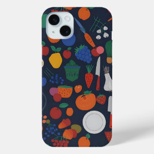 Küchen-Themen-Handyhülle mit Obst und Gemüse Case-Mate iPhone Hülle