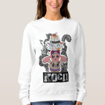 Kuchen-Totempfahlstrickjacke
