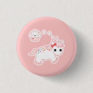 Kuchen-TraumEinhorn Button