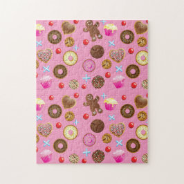 Kuchen und Backwaren farbig