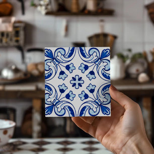 Küchen- und Esszimmer-Dekor Azulejo-Untersetzer-Fl Fliese