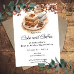 Kuchen und Kaffee 30. Erwachsene Geburtstag Einladung<br><div class="desc">Kuchen und Kaffee Themed 30. Erwachsenen Geburtstag . Einfach zu personalisieren. Alle Texte sind individuell einstellbar und lassen sich für Ihr eigenes Party leicht ändern. Jedes Alter,  ändern Sie einfach den Text.</div>