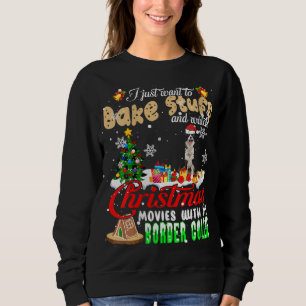 Kuchen und Weihnachtsfilme mit meinem Bord ansehen Sweatshirt