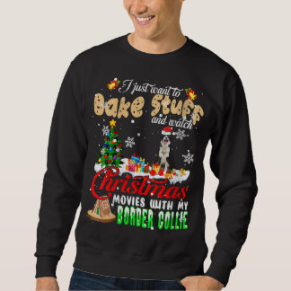 Kuchen und Weihnachtsfilme mit meinem Bord ansehen Sweatshirt