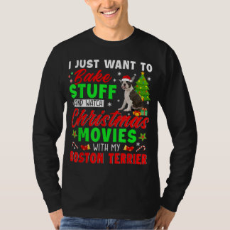 Kuchen und Weihnachtsfilme mit meinem Bost ansehen T-Shirt