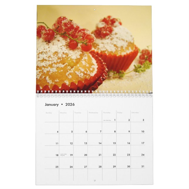 Kuchen-Wandkalender Kalender (Jan 2026)