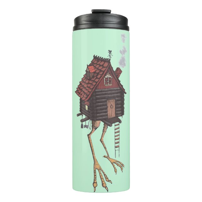 Kuchen Yaga Hütte Thermosbecher (Vorderseite)