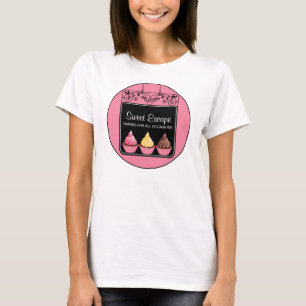 Kuchen-Zeichen-Bäckerei-Geschäft T-Shirt