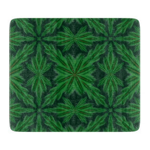 Küchenbrett mit Kiefern-Mandala-Motiv Schneidebrett