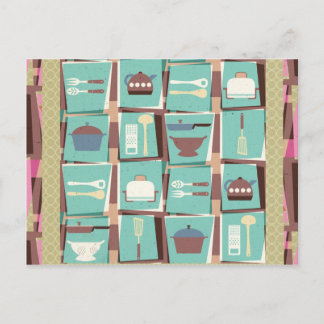 Küchenclub Postcard (oder Rezept Card) Postkarte