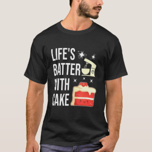 Kuchendekoration Backen für Bäckereigebäck Liebe T-Shirt