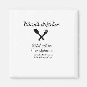Küchenessen Küchenchef Hinzufügen Restaurant Cater Magnet